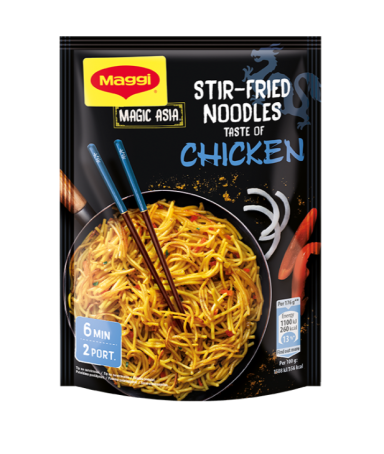 MAGGI Stir fried noodles. Chicken taste. 121g