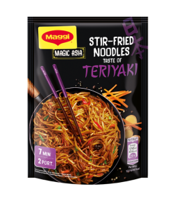 MAGGI  Greitai paruošiami kiaušininiai makaronai su Teriyaki skonio padažu. 130g